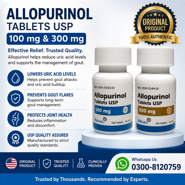 Allopurinol 100Mg Tablets In Pakistan