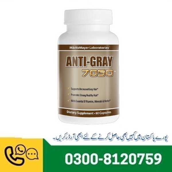 Anti-Gray Hair 7050 Capsules In Pakistan