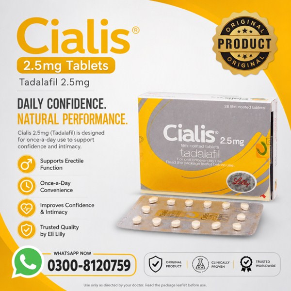 Cialis 2.5mg Tablets Price in Pakistan 