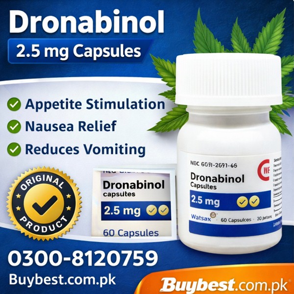 Dronabinol Capsule 2.5 mg Price in Pakistan