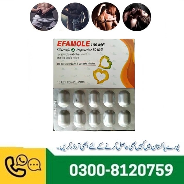 Efamole Dapoxetine Tablets in Pakistan