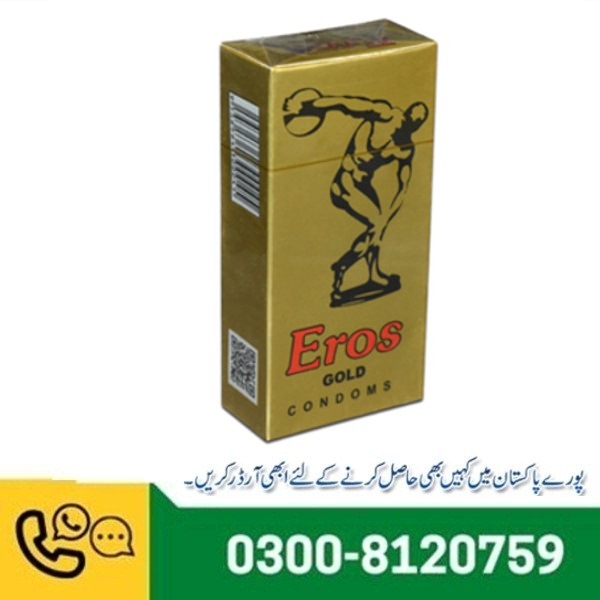 Eros Gold Dotted Timing Condoms in Pakistan