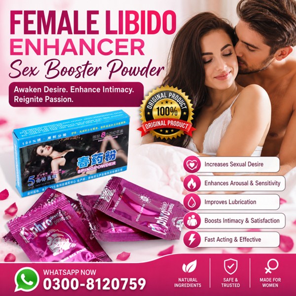 Female Libido Enhancer Sex Booster Powder in Pakistan 