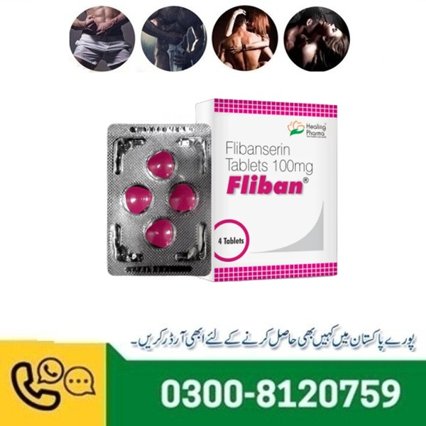 Flibanserin 100mg Tablets in Pakistan