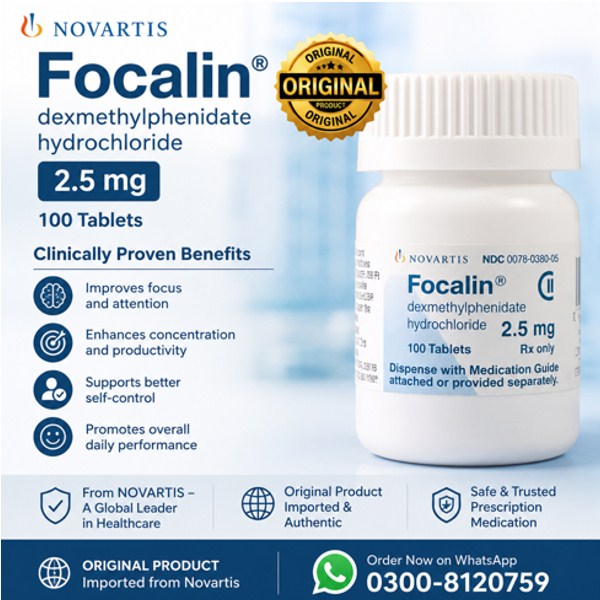 Focalin 2.5 Mg Tablets Price In Pakistan