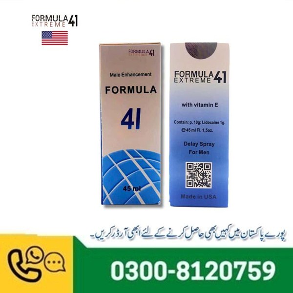 Formula 41 Extreme Delay Spray in Pakistan