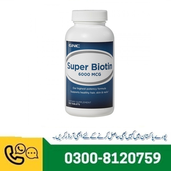 GNC Super Biotin 6000 MCG in Pakistan