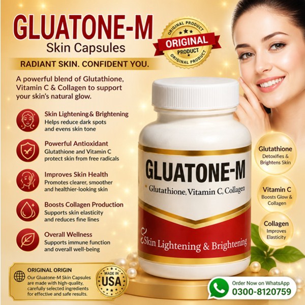 Gluatone-M Skin Capsules Price in Pakistan