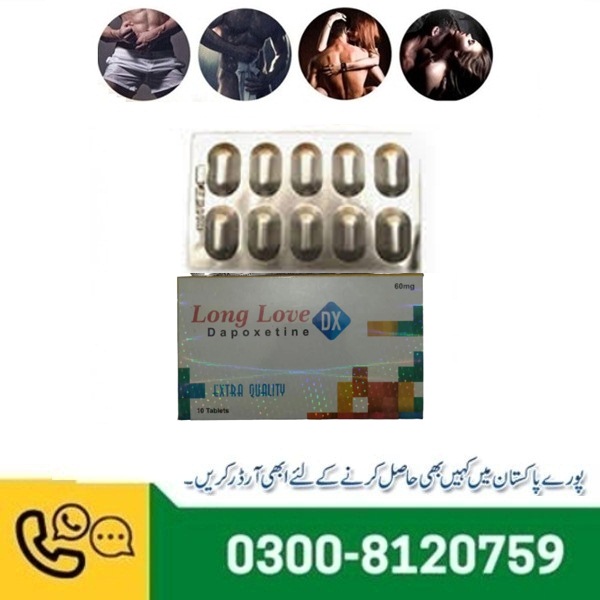 Long Love Dapoxetine 60mg Tablets in Pakistan