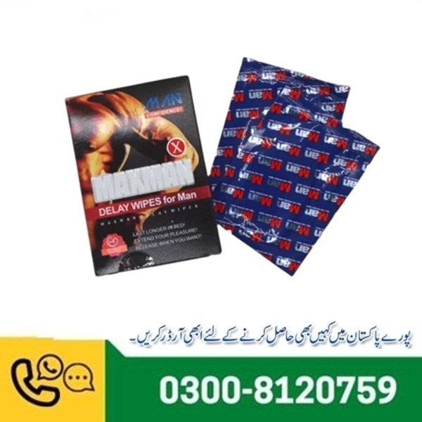 Maxman Delay Wipes in Pakistan