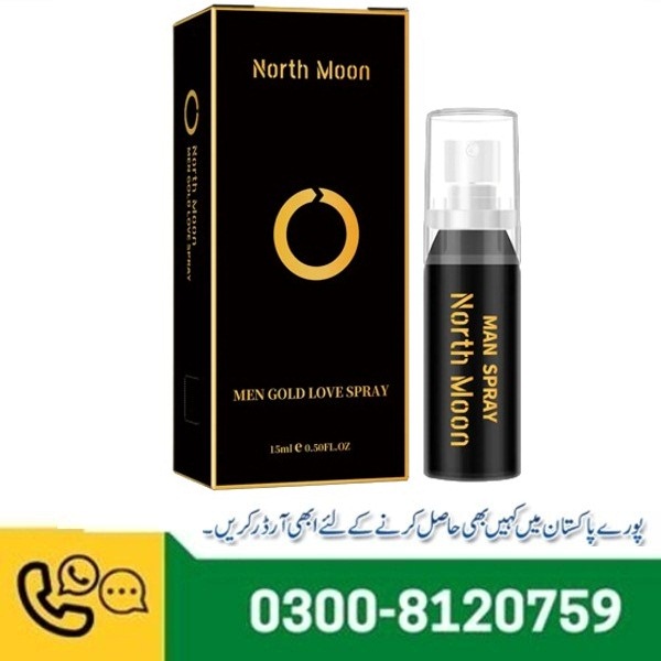 North Moon Men Gold Love Spray in Pakistan