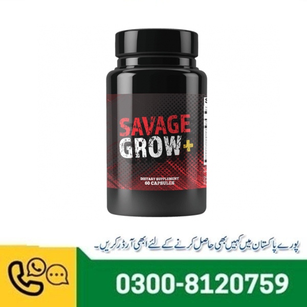 Savage Grow Plus Capsules in Pakistan