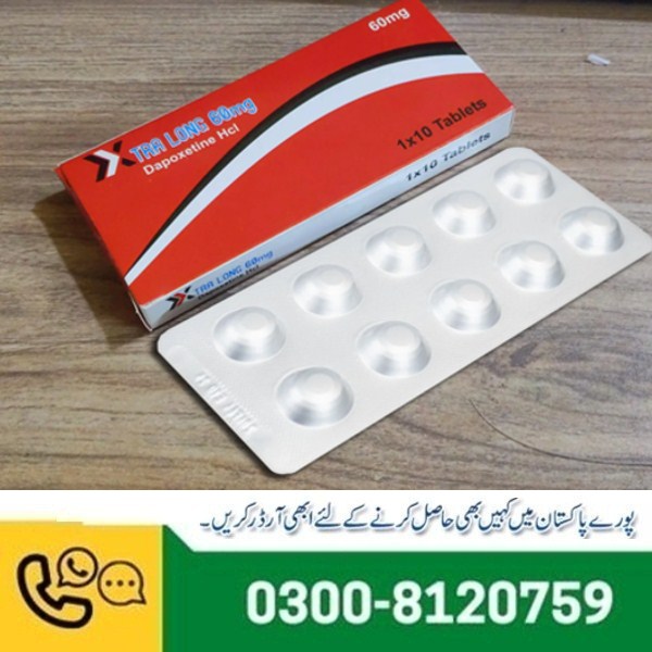 Tra Long 60mg Dapoxetine Tablet Price in Pakistan