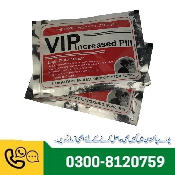 Vip Increase Pill Pouch Tablet in Pakistan